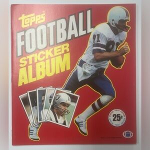 1981 Topps NFL Football Sticker Album – NOS – No Stickers – Excellent Condition
